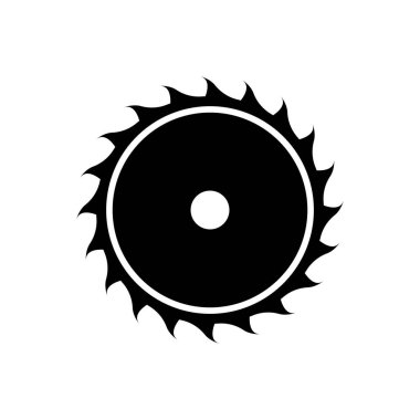 saw blade simgesi vektör şablonu çizim logosu tasarımı