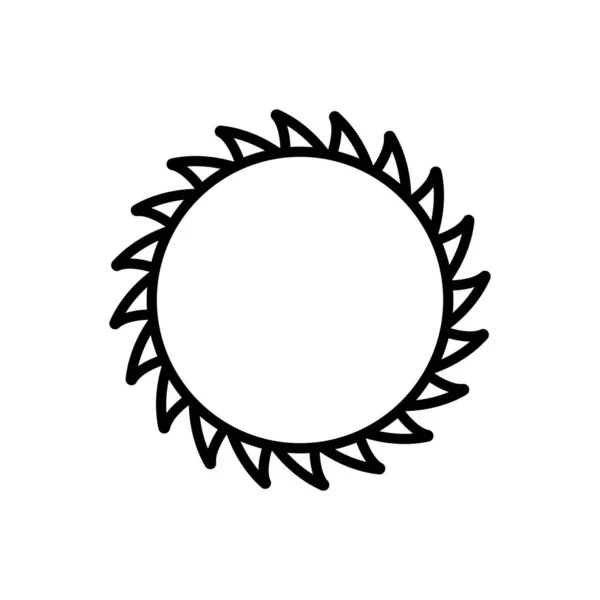 Пила Значок Леза Векторна Шаблонна Ілюстрація Дизайну Логотипу — стоковий вектор