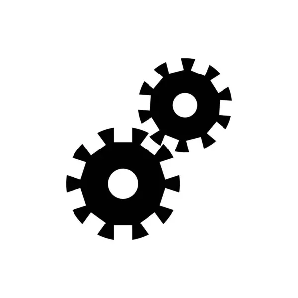 Gear Icon Vector Template Illustration Logo Design — Stock Vector