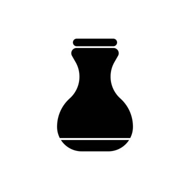 vazo simgesi vektör şablonu illüstrasyon logo tasarımı