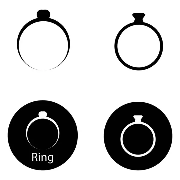 Ring Symbol Vektor Vorlage Illustration Logo Design — Stockvektor