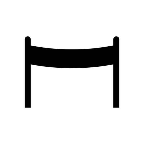 Start Ende Symbol Vektor Vorlage Illustration Logo Design — Stockvektor