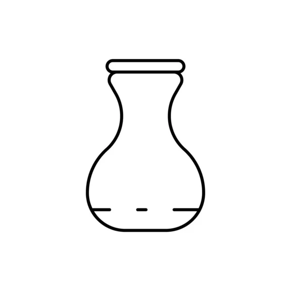 Vase Ícone Vetor Modelo Ilustração Logotipo Design —  Vetores de Stock