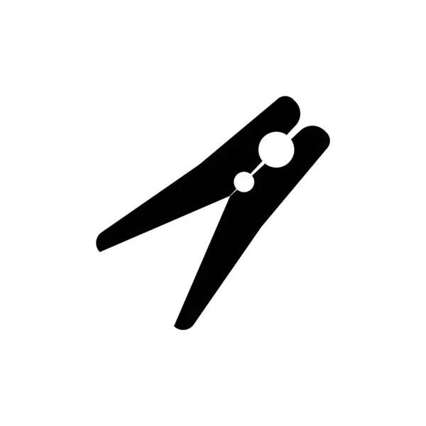 Panno Pin Modello Vettoriale Illustrazione Logo Design — Vettoriale Stock