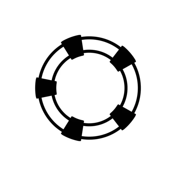 Boya Icono Vector Plantilla Ilustración Logo Diseño — Vector de stock