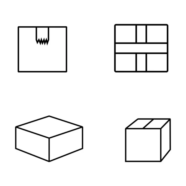 Pappe Symbol Vektor Vorlage Illustration Logo Design — Stockvektor