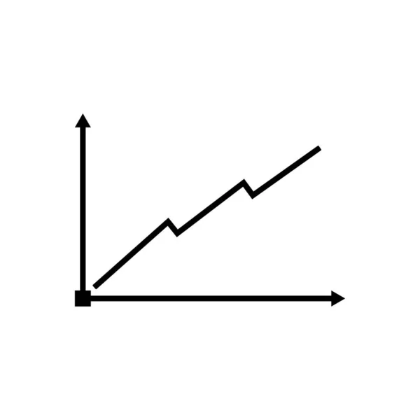 Návrh Loga Vektorové Šablony Statistik — Stockový vektor
