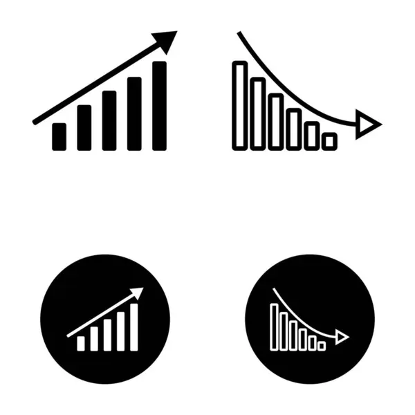 Дизайн Логотипа Векторного Шаблона Статистики — стоковый вектор
