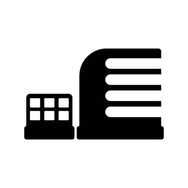 bina simgesi vektör şablonu çizim logosu tasarımı