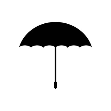 şemsiye simgesi vektör şablonu illüstrasyon logo tasarımı