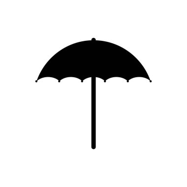 şemsiye simgesi vektör şablonu illüstrasyon logo tasarımı