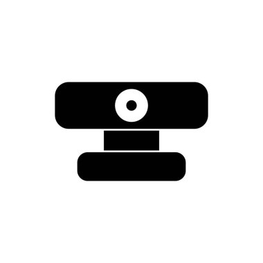 webcam simgesi vektör şablonu çizim logosu tasarımı