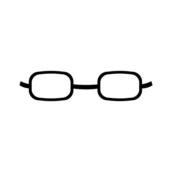 Glasses Icon Vector Template Illustration Logo Design — Stock Vector