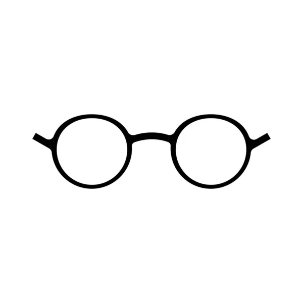Szemüveg Ikon Vektor Sablon Illusztráció Logó Tervezés — Stock Vector