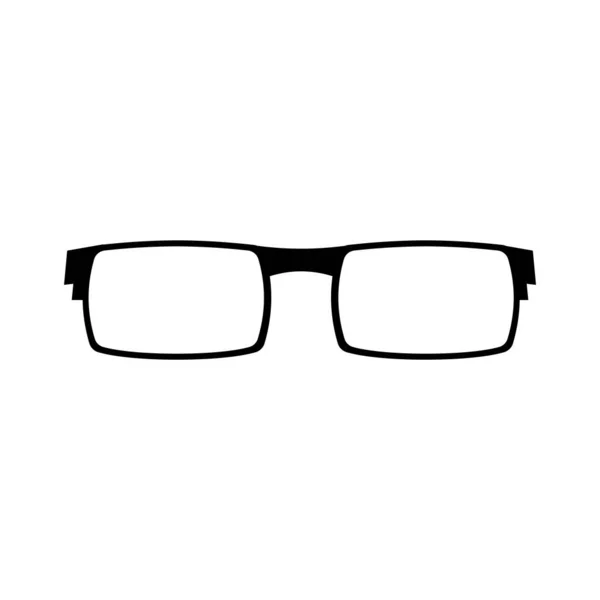 Szemüveg Ikon Vektor Sablon Illusztráció Logó Tervezés — Stock Vector