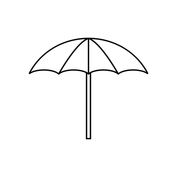 Modèle Vectoriel Icône Parapluie Illustration Logo Design — Image vectorielle