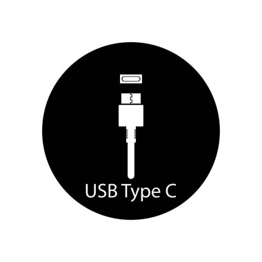 usb simge vektör şablonu illüstrasyon logo tasarımı