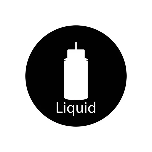 Modèle Vectoriel Icône Forme Liquide Illustration Logo Design — Image vectorielle