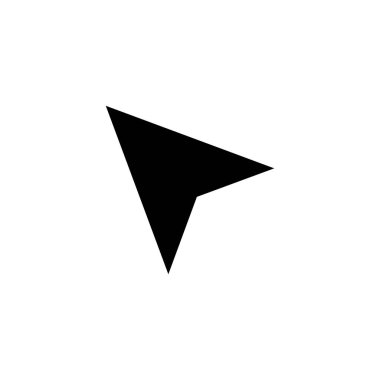 imleç simgesi vektör şablonu logo tasarımı