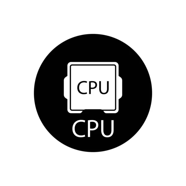 Cpu图标矢量模板幻觉标志设计 — 图库矢量图片