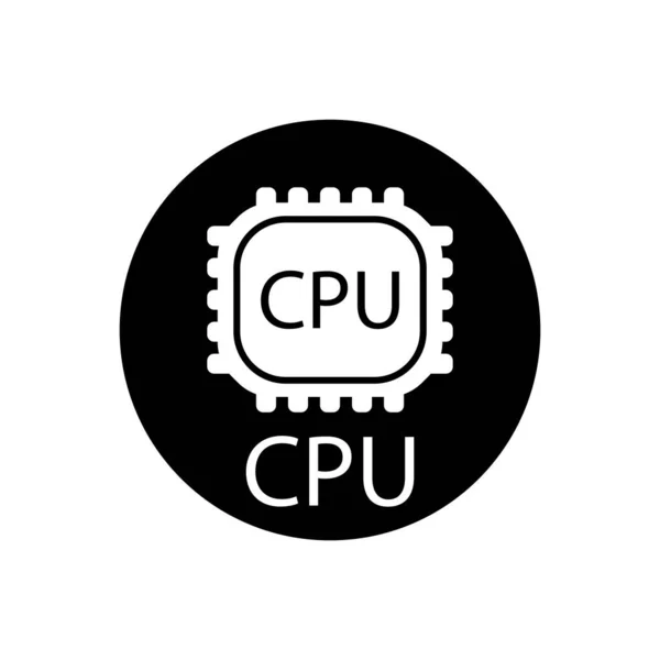 Cpu Icon Vector Template Illutration Logo Design — Stock Vector