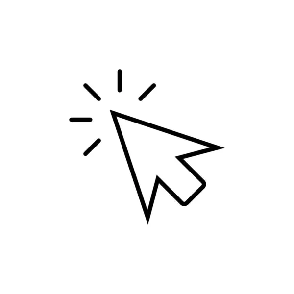 Дизайн Логотипа Векторного Шаблона Курсора — стоковый вектор
