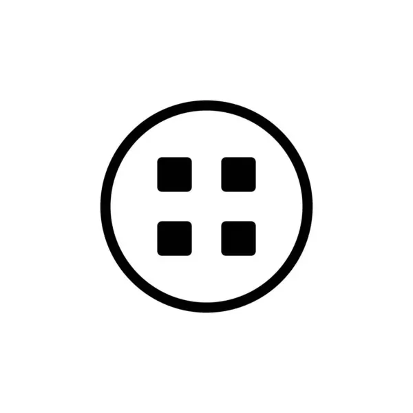 Меню Иконка Векторный Шаблон Иллюстрации Дизайн Логотипа — стоковый вектор