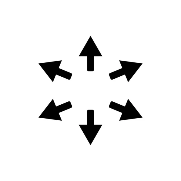 Simge Vektör Şablon Logo Tasarımını Genişlet — Stok Vektör