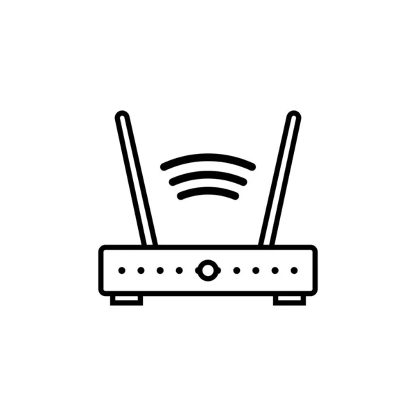 Icono Del Router Vector Plantilla Ilustración Logo Diseño — Archivo Imágenes Vectoriales