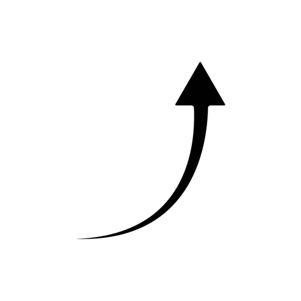 Arrow Icon Vector Template Illustration Logo Design — Stock Vector