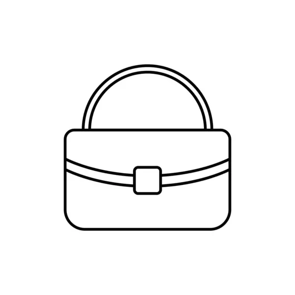 Saco Ícone Vetor Modelo Ilustração Logotipo Design —  Vetores de Stock