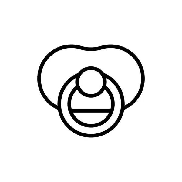 Smoczek Ikona Wektor Szablon Ilustracja Logo Projekt — Wektor stockowy