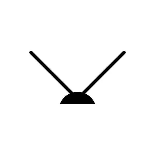 Modelo Vetor Ícone Antena Ilustração Logotipo Design —  Vetores de Stock