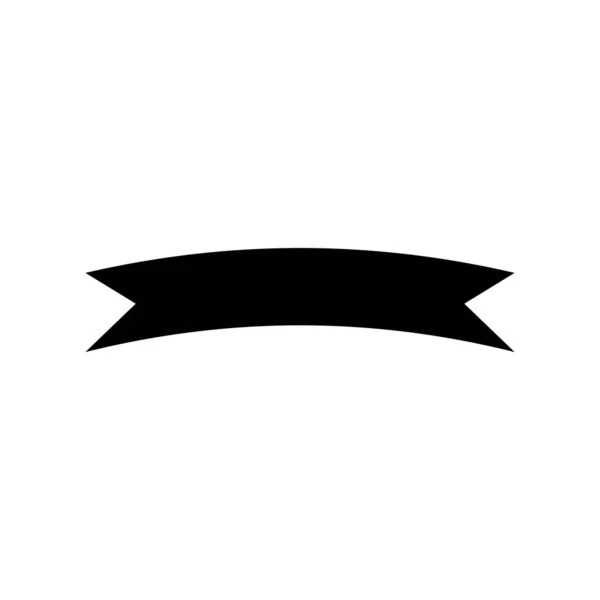 Стрічка Значок Векторний Шаблон Ілюстрація Логотип Дизайн — стоковий вектор