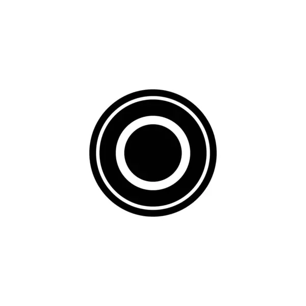 Ikona Przycisku Gamepad Wzór Ilustracji Projekt Logo — Wektor stockowy