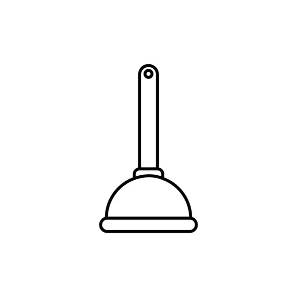 Дизайн Логотипа Векторного Шаблона Иконки Плунжера — стоковый вектор
