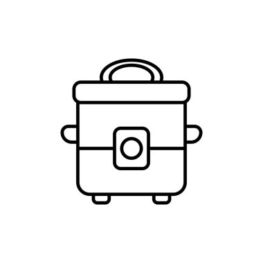 pilav pişirici simgesi vektör örnekleme logo tasarımı