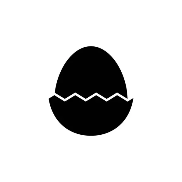 Дизайн Логотипа Вектора Иконки Яйца — стоковый вектор