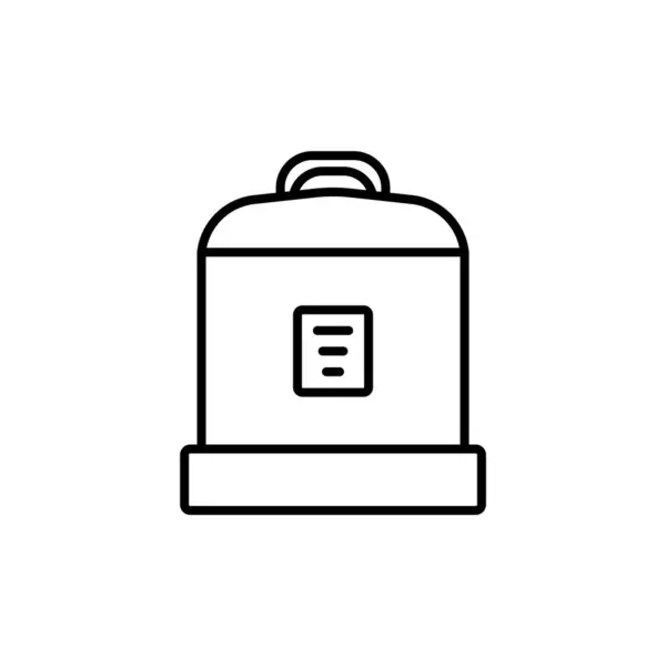 Reiskocher Symbol Vektor Vorlage Illustration Logo Design — Stockvektor