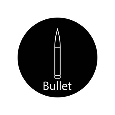 kurşun ikonu vektör şablonu illüstrasyon logo tasarımı