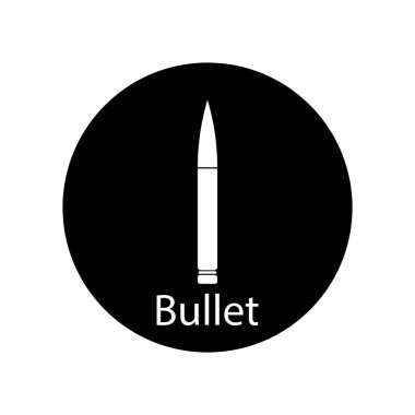 kurşun ikonu vektör şablonu illüstrasyon logo tasarımı