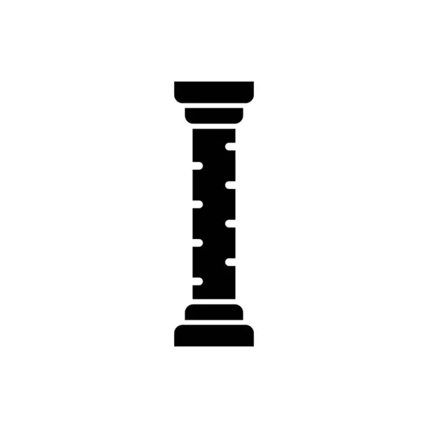 Стовп Значок Векторний Шаблон Ілюстрація Логотип Дизайн — стоковий вектор