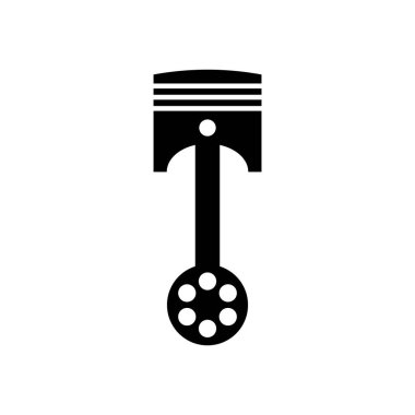 piston simgesi vektör şablonu logo tasarımı