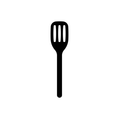 spatula simgesi vektör şablon logo tasarımı