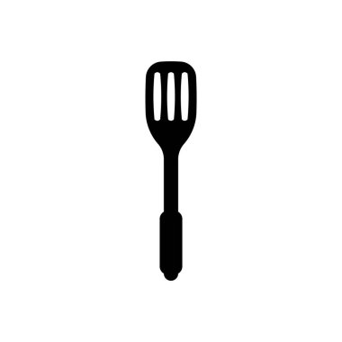 spatula simgesi vektör şablon logo tasarımı