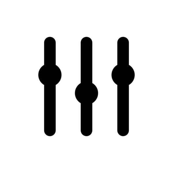 Значок Параметрів Векторний Шаблон Ілюстрація Логотип Дизайн — стоковий вектор