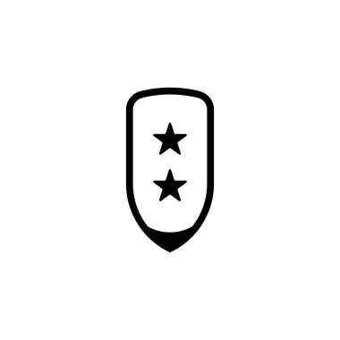 askeri kademe simge vektör şablon logo tasarımı