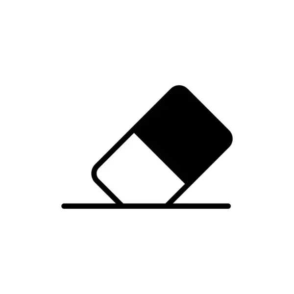 Borracha Ícone Vetor Modelo Ilustração Logotipo Design —  Vetores de Stock