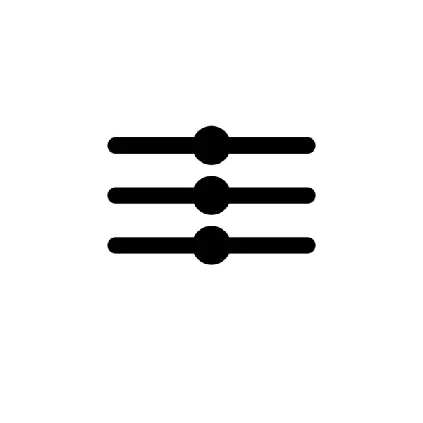 Налаштування Піктограми Векторний Шаблон Ілюстрація Логотипу — стоковий вектор