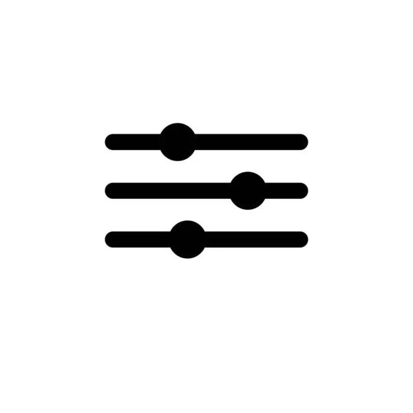 Корректировка Иконки Векторного Шаблона Рисунка Логотипа — стоковый вектор